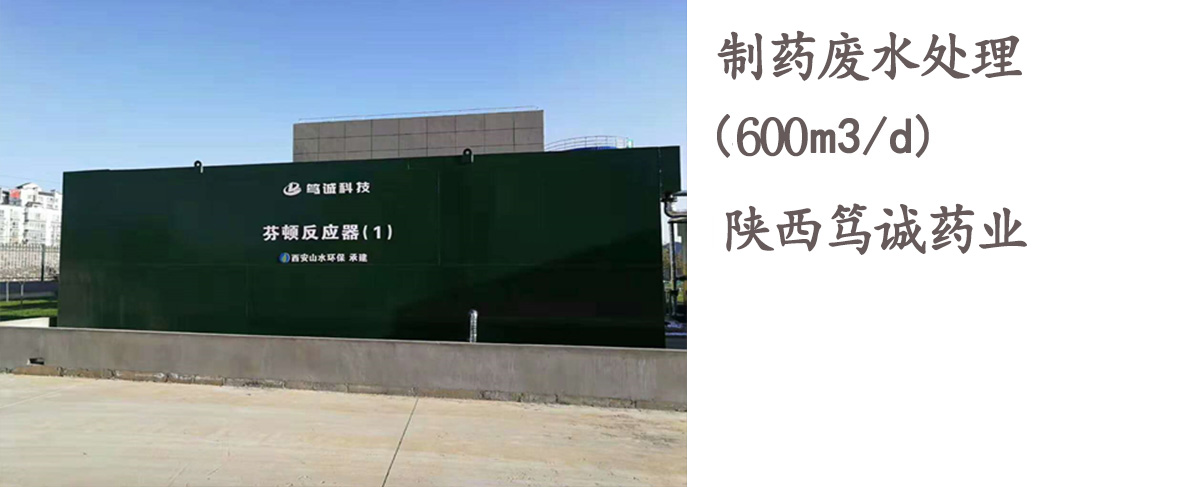 陕西笃诚药业产业园600m3d中药废水处理工程项目