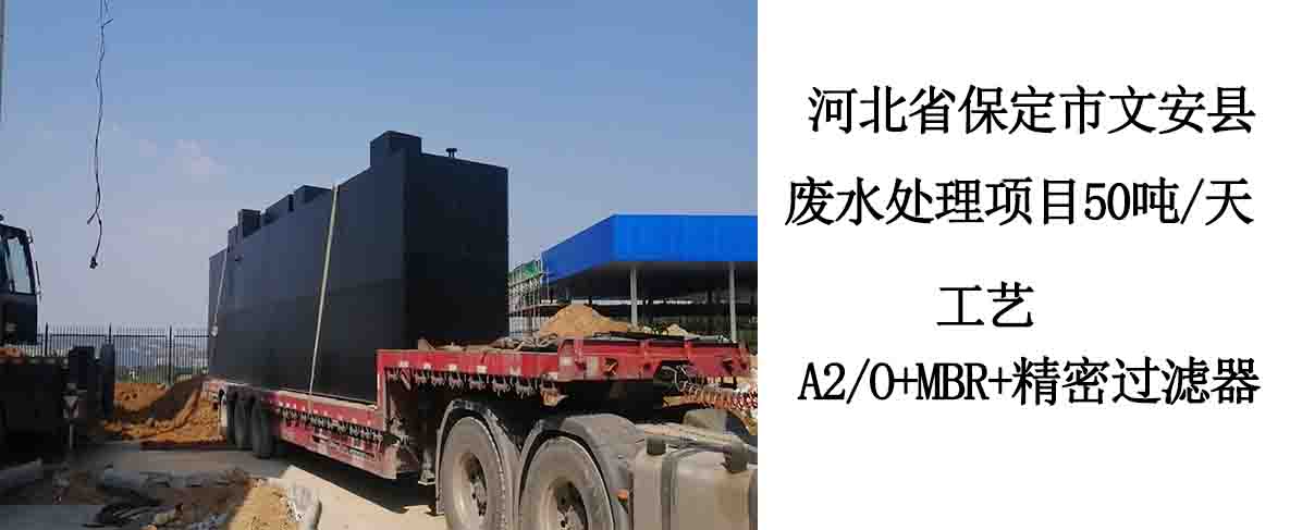 河北省保定市文安县废水处理项目50吨/天
