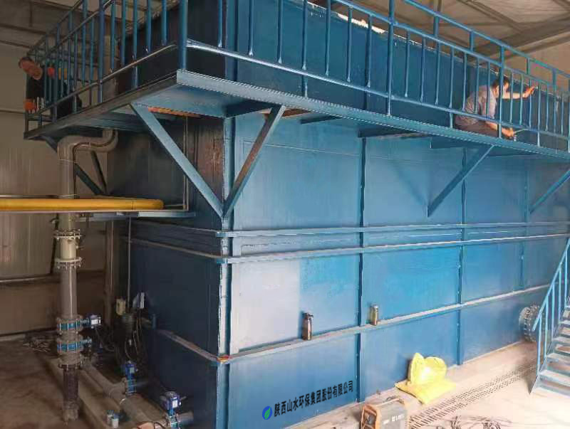 甘肃崇信县90th一体化净水开云中国安装完成，系统调试