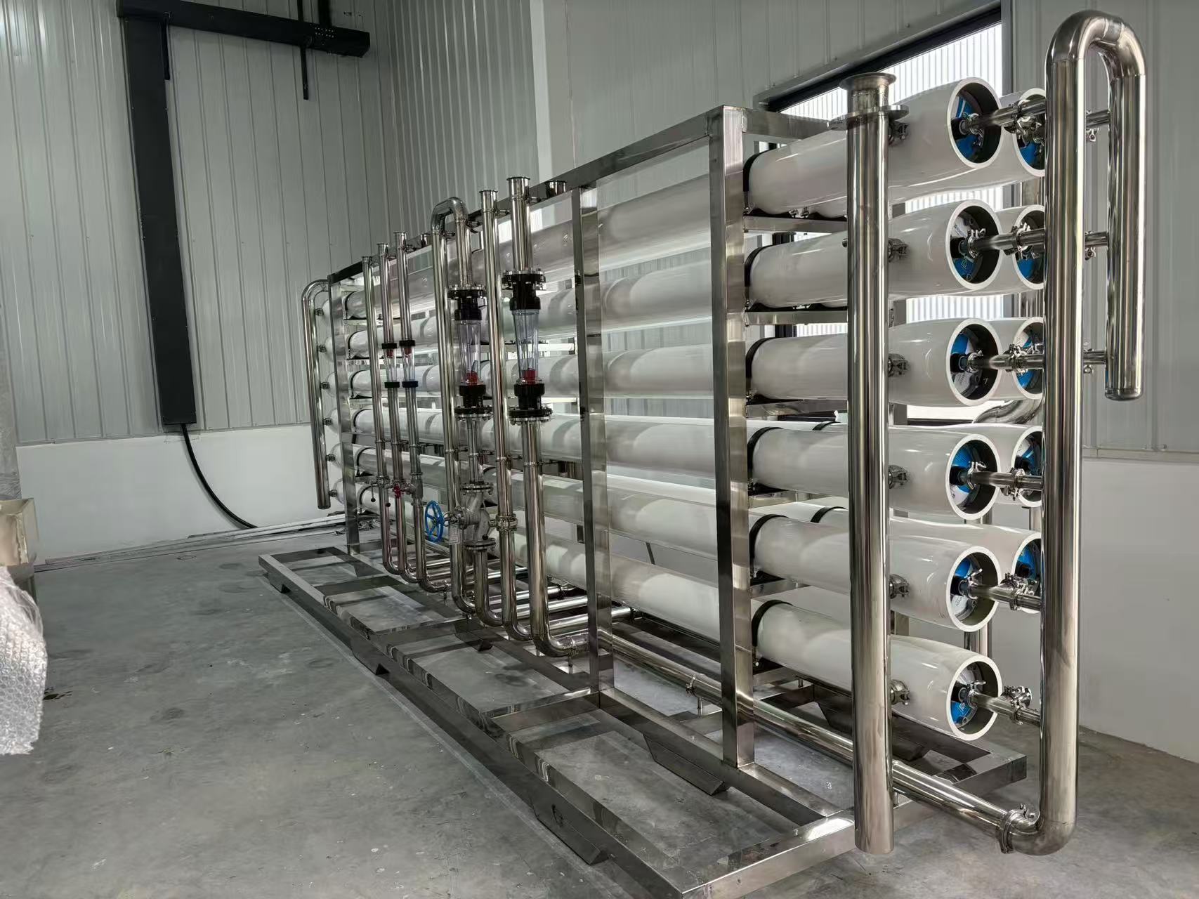 陕西优利士乳业，每小时20吨反渗透开云中国安装完成